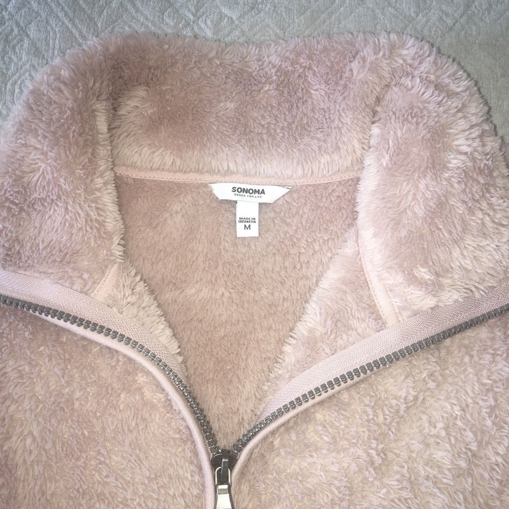 SOLD Sonoma Teddy Bear/Fleece Jacket - Picture 6 of 12